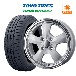 サマータイヤ ホイール 4本セット ウェッズ グラフト 5S TOYOトランパス mp7 165/60R15 ハスラー 等