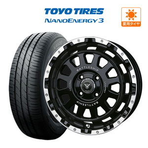 サマータイヤ ホイール 4本セット BADX ロクサーニ バトルシップ ネオ TOYO NANOENERGY ナノエナジー 3 165/50R15