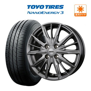 サマータイヤ ホイール 4本セット BADX D,O,S(DOS) LC-15 TOYO NANOENERGY ナノエナジー 3 165/50R15