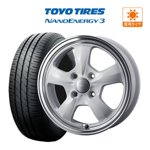 サマータイヤ ホイール 4本セット ウェッズ グラフト 5S TOYO NANOENERGY ナノエナジー 3 165/50R15