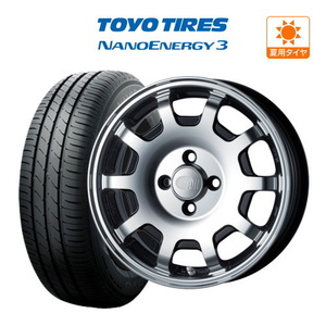 サマータイヤ ホイール 4本セット エンケイ all-four(オールフォー) TOYO NANOENERGY ナノエナジー 3 165/50R15