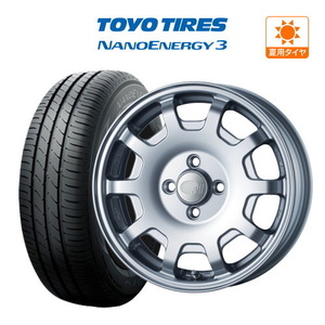 サマータイヤ ホイール 4本セット エンケイ all-four(オールフォー) TOYO NANOENERGY ナノエナジー 3 165/50R15