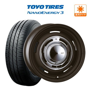 サマータイヤ ホイール 4本セット クリムソン ディーン クロスカントリー TOYO NANOENERGY ナノエナジー 3 155/65R14