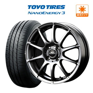 サマータイヤ ホイール 4本セット MID シュナイダー スタッグ TOYO NANOENERGY ナノエナジー 3 155/65R14