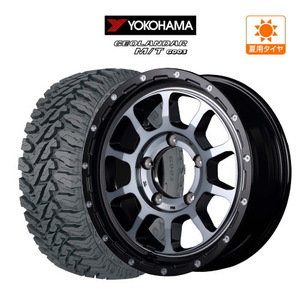 ジムニー用 サマー ホイール 4本セット MID ナイトロパワー M10 パーシングJ YOKOHAMA ジオランダー M/T (G003) 185/85R16