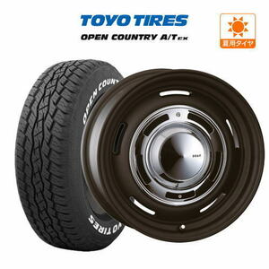 ジムニー用 サマー ホイール 4本セット クリムソン ディーン クロスカントリー TOYO オープンカントリー A/T EX 215/70R16