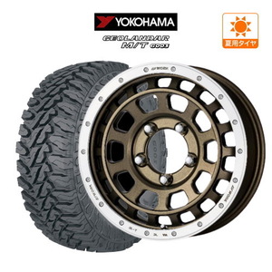 ジムニー用 サマー ホイール 4本セット ワーク クラッグ ティーグラビック YOKOHAMA ジオランダー M/T (G003) 175/80R16