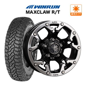 ジムニー用 サマー ホイール 4本セット クリムソン MG ゴーレム ウインラン MAXCLAW R/T185/85R16