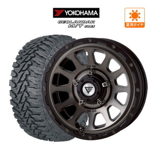 ジムニー用 サマー ホイール 4本セット FORCE デルタフォース OVAL(オーバル) YOKOHAMA ジオランダー M/T (G003) 185/85R16