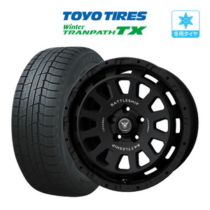 スタッドレスタイヤ ホイール 4本セット BADX ロクサーニ バトルシップ ネオ トーヨー ウィンタートランパス TX 215/60R17