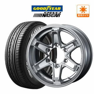 200系 ハイエース ホイール 4本セット ウェッズ キーラータクティクス グッドイヤー NASCAR (ナスカー) 195/80R15