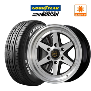 200系 ハイエース ホイール 4本セット ファブレス ヴァローネ XR-6 (1P) グッドイヤー NASCAR (ナスカー) 215/65R16