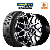 200系 ハイエース ホイール 4本セット ナイトロパワー M28 バレット グッドイヤー NASCAR (ナスカー) 215/65R16 キャラバン_画像1