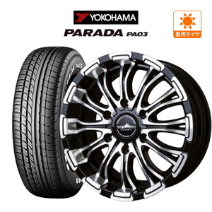 200系 ハイエース ホイール 4本セット BADX ロクサーニ バトルシップ YOKOHAMA PARADA パラダ PA03 215/65R16