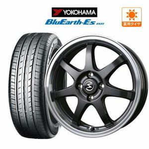 サマータイヤ ホイール 4本セット BADX エスホールド S-7S YOKOHAMA ブルーアースイーエス ES32 165/55R15