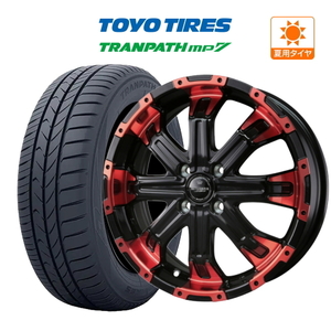 サマータイヤ ホイール 4本セット BADX ロクサーニ バトルシップ4 TOYOトランパス mp7 165/60R15 ハスラー 等