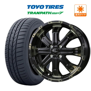 サマータイヤ ホイール 4本セット BADX ロクサーニ バトルシップ4 TOYOトランパス mp7 165/60R15 ハスラー 等