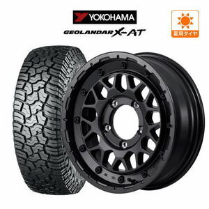 ジムニー用 サマー ホイール 4本セット MID ナイトロパワー M29 スティンガー YOKOHAMA ジオランダー X-AT (G016) 215/70R16