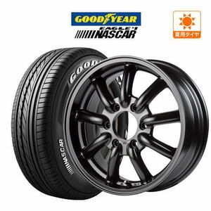 キャラバン ホイール 4本セット ファブレス ヴァローネ MC-9 グッドイヤー NASCAR (ナスカー) 215/65R16