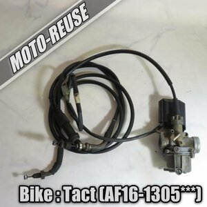 □【Tact タクト AF16】純正キャブレター　スロットルワイヤー付「PA 31F」□K13058