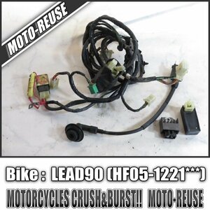 □【LEAD90 リード90 HF05】純正メインハーネス+電装SET　CDI/レギュレター/IGコイル「GK8 CF488B」□K7489