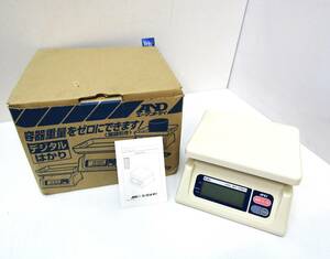 ★未使用品 A＆D デジタルはかり SK-20Ki ひょう量20Kg 目量20ｇ 最小測定量200ｇ エーアンドデイ★q1