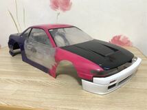 1/10 ヨコモ 日産 シルビア S13 ドリフト レストアやカスタムベース等に ジャンク ラジコンボディ YOKOMO NISSAN SILVIA DRIFT 旧車_画像1