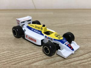 送料無料　当時物 トミカ ウィリアムズ ホンダ FW11B フォーミュラーカー 日本製 ミニカー TOMICA WILLIAMS HONDA F1 JAPAN