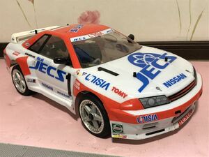 送料無料　1/8 当時物 京商 ユニシアジェックス スカイライン GT-R R32 エンジンカー ラジコン車体 KYOSHO UNISIA JECS SKYLINE 旧車