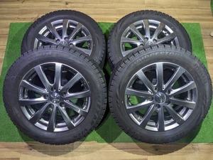 2018年 スタッドレス BRIDGESTONE BLIZZAK VRX 205/55R16 91Q SPARCO 16 6.5J +48 PCD112 5H VW ゴルフ アウディ 等 D241