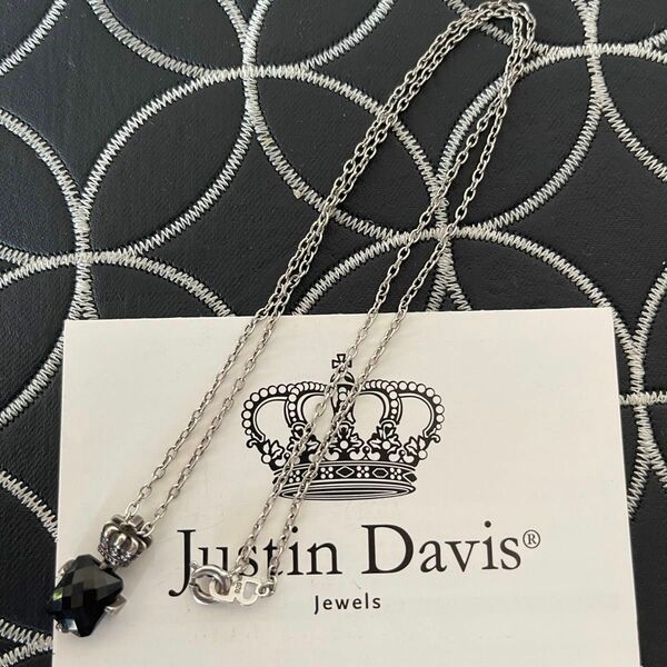 美品◆JUSTIN DAVIS◆LITTLE ANARCHY NECKLACE◆45cm◆リバーシブル クロスネックレス◆