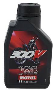 【ケース】MOTUL 300V FACTORY LINE OFFROAD 4T (モチュール ファクトリーライン オフロード) 【15W-60】【1L×12】【正規品】