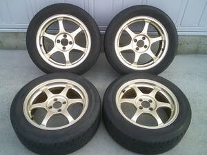 ★ 軽量 スピードスター SSR タイプC 16インチ アルミホイール 4本 16 X 7J +42 PCD100 4穴 205/55R16 ★ MINI R50 R52 R53