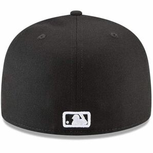 ニューエラ キャップ 帽子 59FIFTY 5950シリーズ フラットバイザー ヤンキース ブラック×ホワイト 7-1/8(56.8cm) MLB NEWERA 59FIFTY 新品の画像5