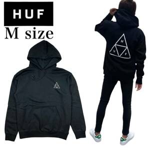 ハフ HUF パーカー 裏起毛 PF00572 プルオーバー ブラック　M フーディー スウェットパーカー 新品