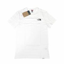 ノースフェイス トップス 半袖 Tシャツ シンプルドーム NF0A2TX5 ホワイト XLサイズ 胸元ロゴ THE NORTH FACE S/S SIMPLE DOME TEE 新品_画像4