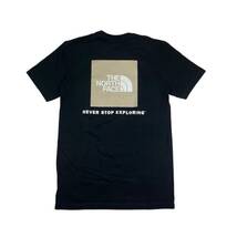 ザ ノースフェイス Tシャツ NF0A812H ボックス NSE バックロゴ ブラック×グラベル Lサイズ THE NORTH FACE S/S BOX NSE TEE 新品_画像5