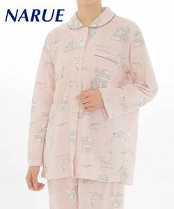  new goods 62360 NARUEnarue- pink connection . book shirt pyjamas long sleeve room wear 