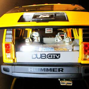 ☆希少☆美品☆Jada TOYS 1/18 DUB CITY HUMMER H2 ハマー H2☆磨き処理済み☆箱なし☆の画像7