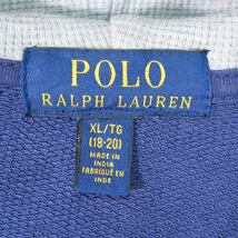 【送料無料】ラルフローレン フルジップ マルチカラー スウェットパーカー ワッペン ステンシル POLO RALPH LAUREN サイズM 古着 @CG0403_画像10