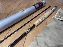 ★即決！稀少 オービス グラファイト ライムストーン 8'6 #6 美品！梱包費無料 ORVIS Graphite LIME STONE ケース・袋付き ★_画像2