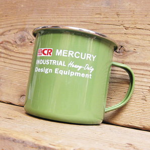 マーキュリー エナメルマグ 500ml (グリーン) mercury 大きい カップ アウトドア キャンプ 金属 西海岸風 インテリア アメリカン雑貨の画像3