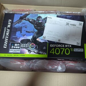 NVIDIA GeForce RTX 4070ti super 16GB グラフィックボード 玄人志向 GPU