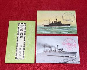 軍艦長鯨拝艦記念絵葉書　日本海軍潜水母艦進水記念呉鎮守府日本軍