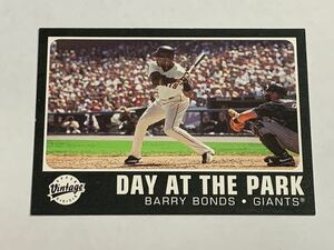 BARRY BONDS 2002 UD UPPER DECK VINTAGE DAY AT THE PARK INSERT GIANTS やや難有り 即決