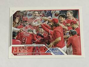 大谷翔平 TAYLOR WARD LOS ANGELES ANGELS TEAM CARD 2023 TOPPS SERIES 1 #93 ANGELS