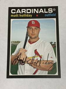 MATT HOLLIDAY 2013 TOPPS ARCHIVES #85 CARDINALS 即決