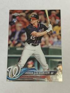 日本ハム 新来日外国人 スティーブンソン ANDREW STEVENSON MLB RC カード 2018 BOWMAN CHROME