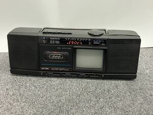 ACTION アクション ラジカセ カセットデッキ 昭和レトロ レトロ ACN-8100J ブラック