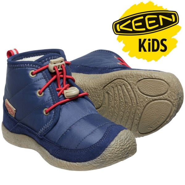 新品★最安値★KEEN【キーン】キッズ防寒・防水ブーツ　ハウザー ツー チャッカ★定価7150円★レインブーツ・多目的シューズ